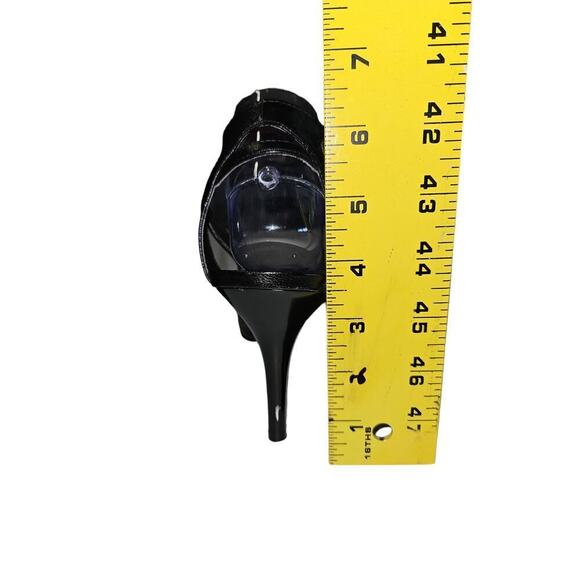 Carlos Santana Black Leather Strappy Heels Women's Sz 9 - Picture 9 of 9